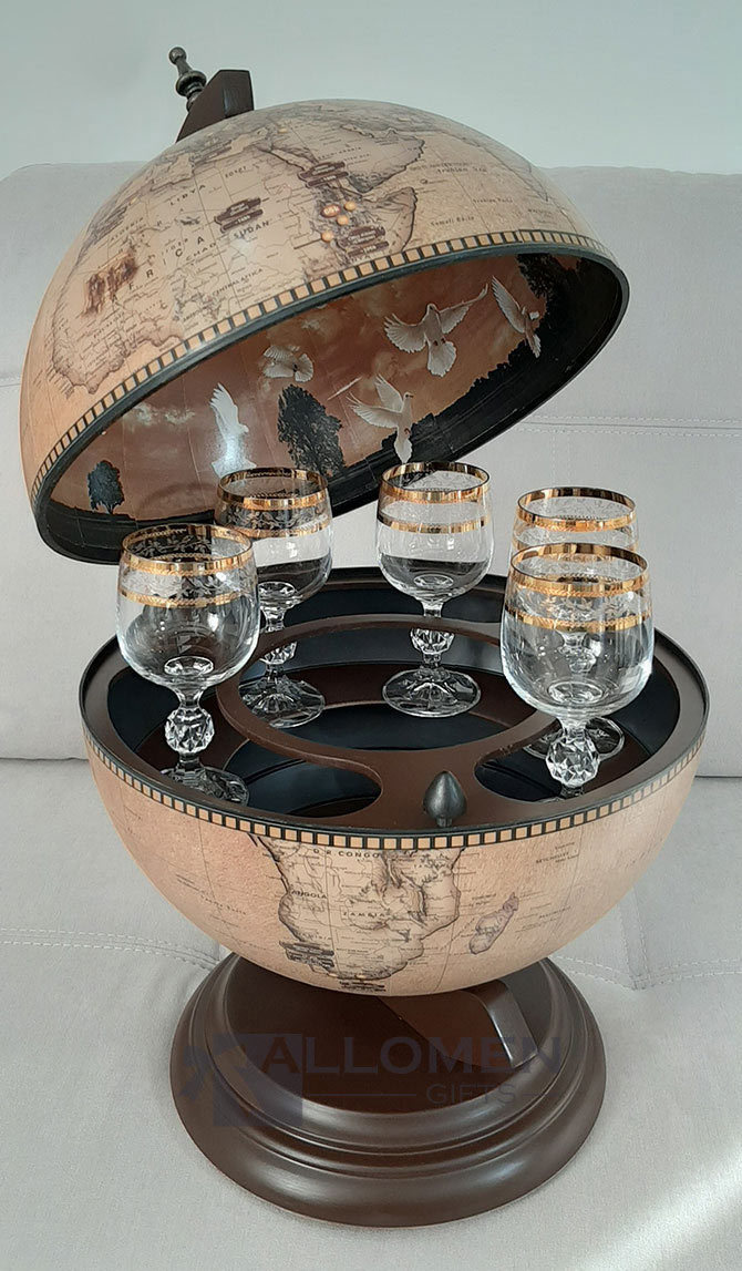 Купить Глобус Бар в Украине: Бар в виде глобуса – цена в интернет ...